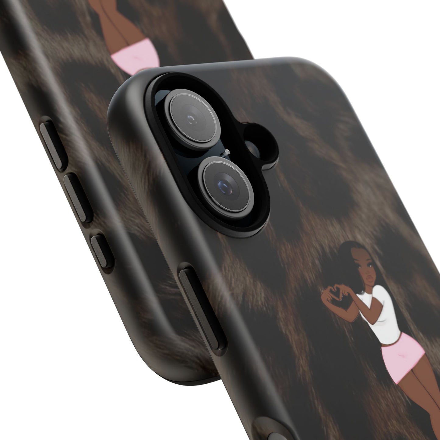 Stylish Phone Case with Chic Design, Fashionable Phone Accessory, Unique Gift for Her, Trendy Leopard Print Cover, Big Money Big Preheur